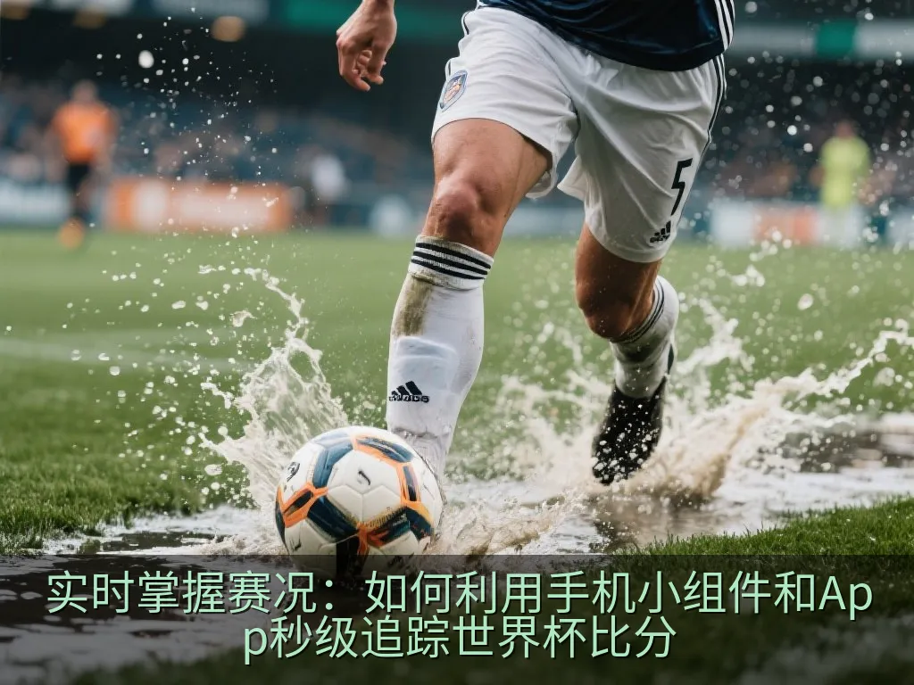 平板电脑上显示的足球比赛统计数据和控球率分析图表