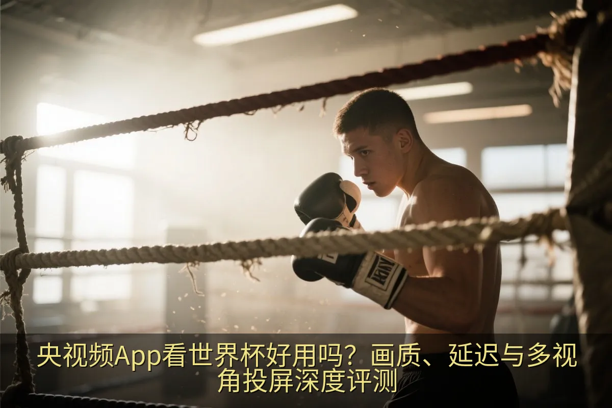 手机向智能电视无线投屏观赛的极简科技插图